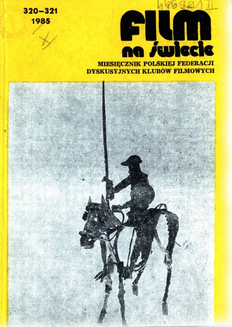 FILM NA SWIECIE magazine side cover Issue 320-321 (8-9)   1985